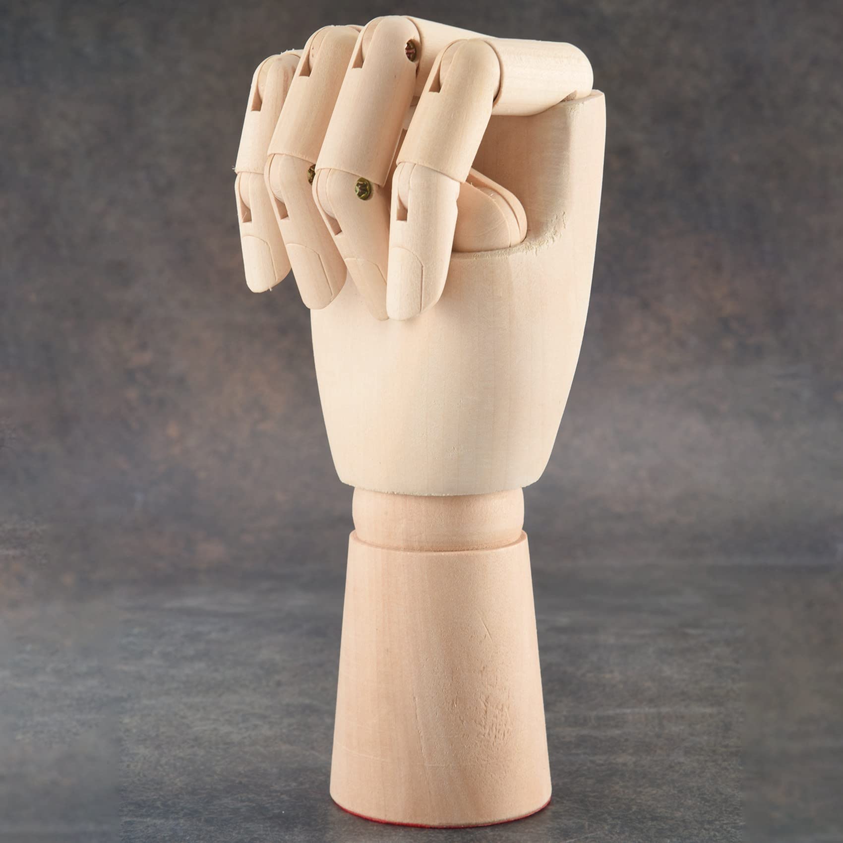 Modello Articolato in Legno per Mano 18x6 cm Manichino di Riferimento per Disegno e Pittura