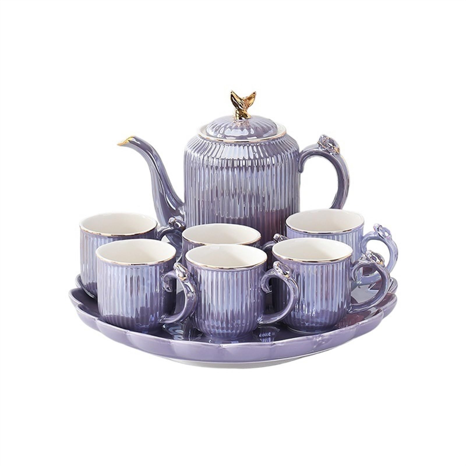 Bere Set di tazze da tè con bollitore freddo in ceramica for uso domestico
