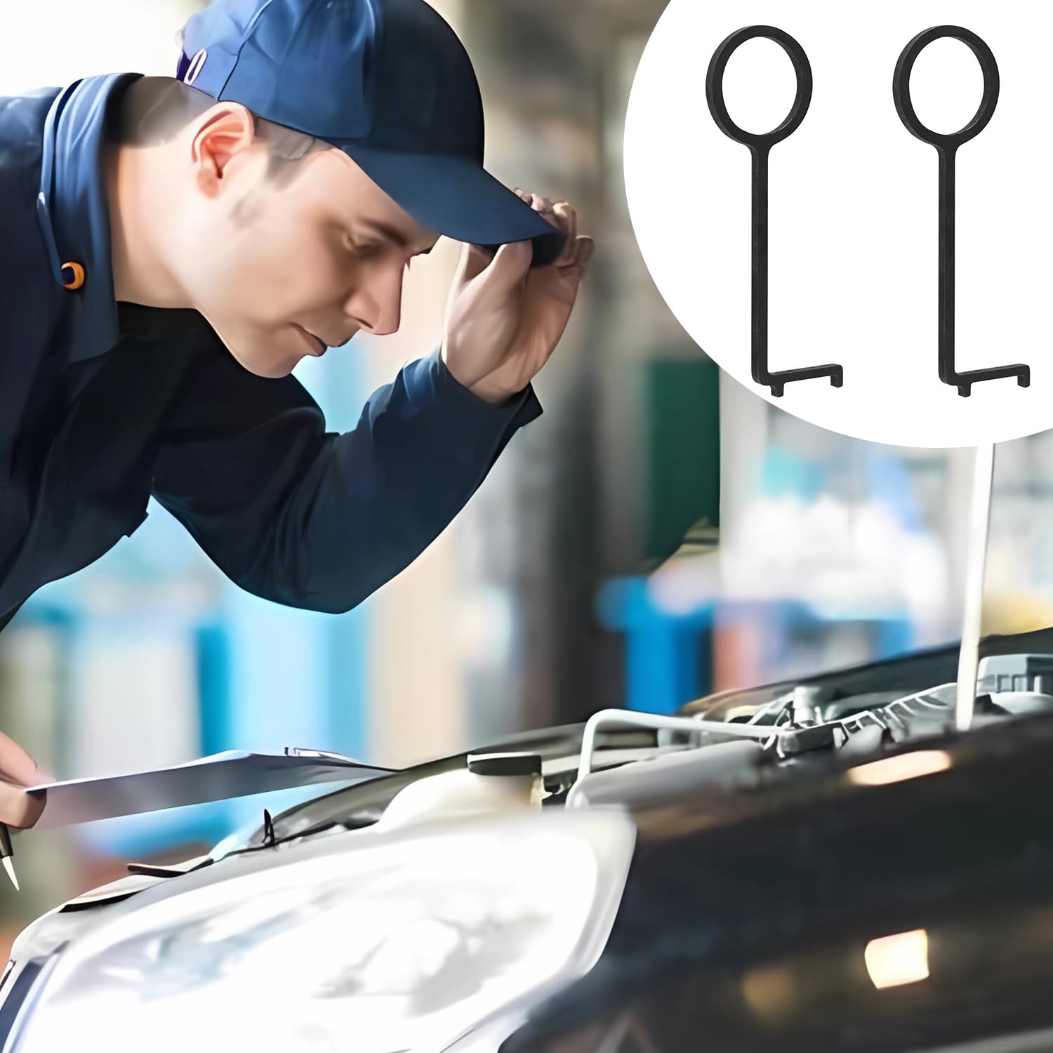 Narzędzie do testowania paska rozrządu do PureTech 1.0 i 1.2, PSA, wskaźnik zużycia pasa, wskaźnik pasa zębatego, narzędzia do paska rozrządu, kompatybilne z Citroen, Peugeot, Toyota