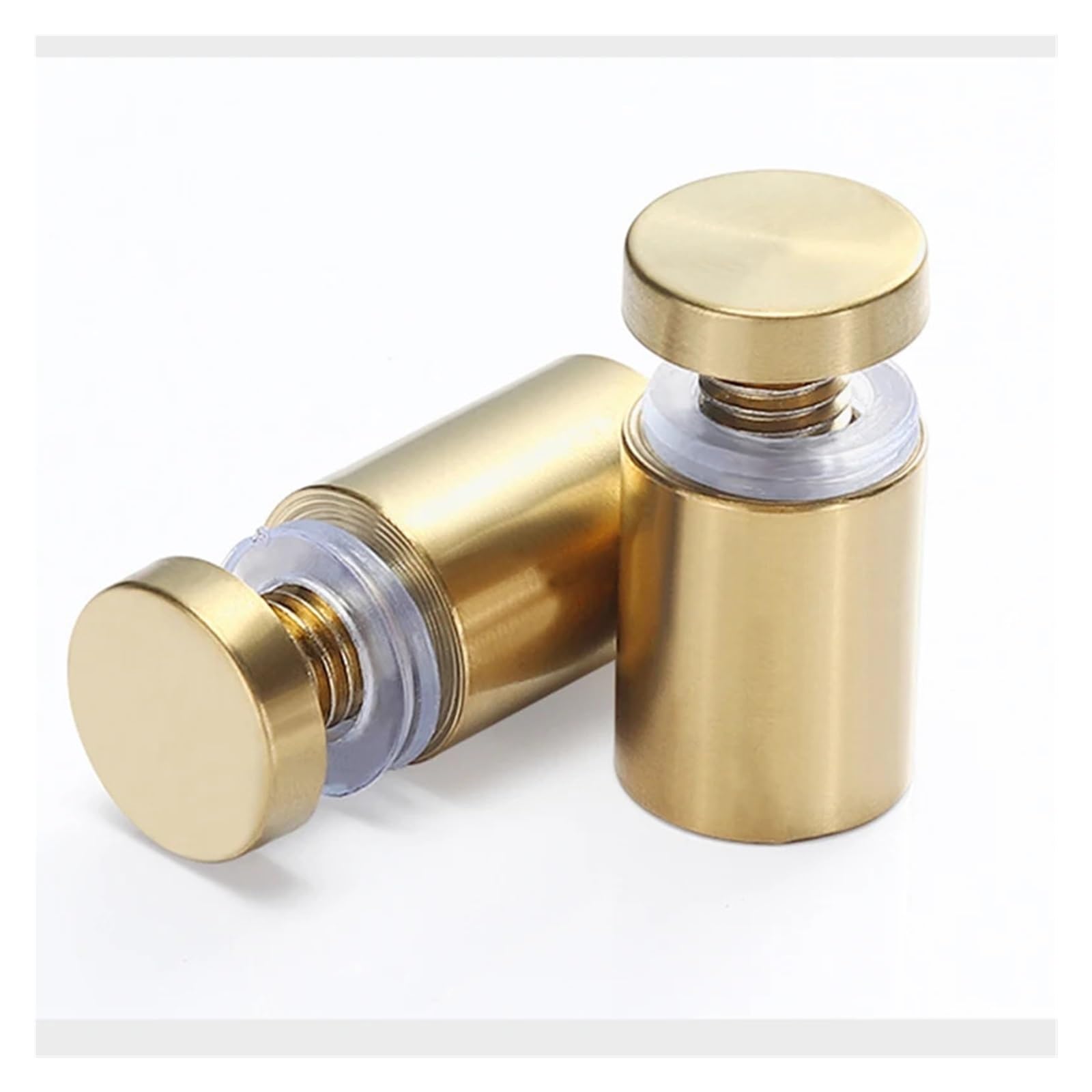 publicitarios de acero inoxidable clavos, 8 tornillos de acero inoxidable for publicidad, tornillos de acero inoxidable for separadores de carteles, adecuados for fijaciones de separadores for cartele