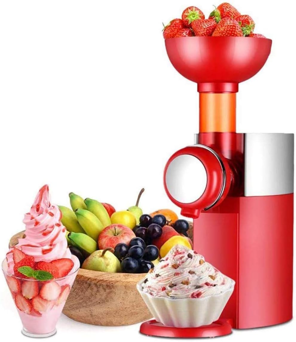 Ice Cream Machine, Classic Original Healthy Dessert Fruit Soft Serve Maker for Soft Serve Gelato, Smoothie, Slushie, Frozen Dairy Free Yogurt, Bananas, Pineapples, Berries - Multicolor