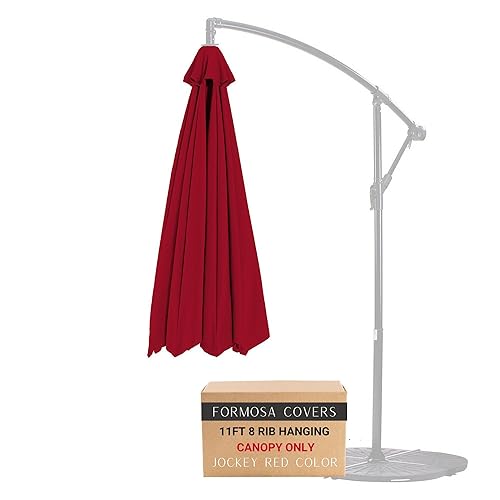 Formosa Covers Replacement Umbrella Canopy for 11ft 8 Rib Hanging