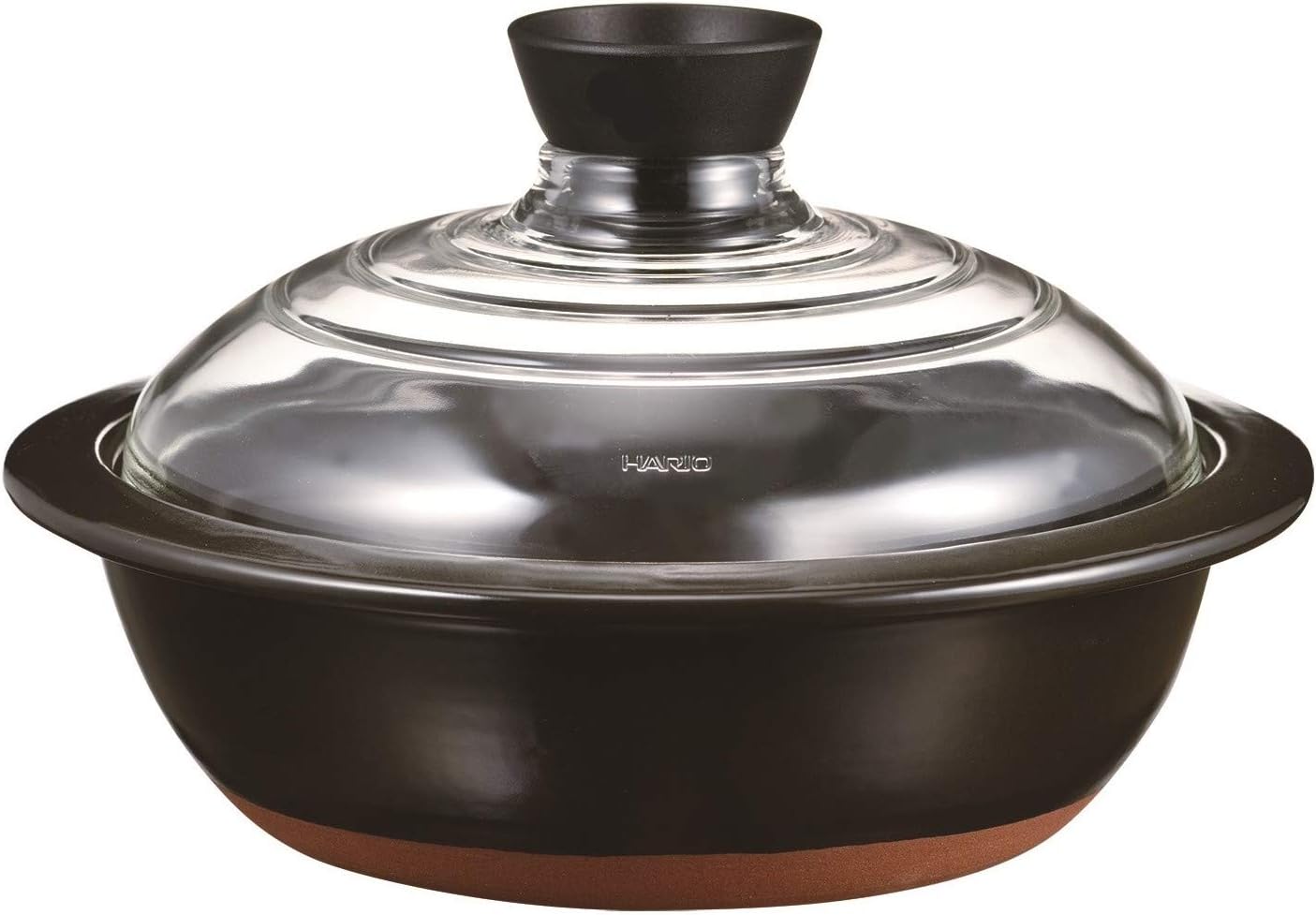 HARIO GNR 150 B W Rice Pot With Glass Lid, 1 To 2 Burundi
