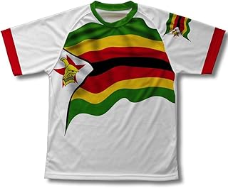ScudoPro Zimbabwe Flag Technical T-Shirt for Men and Women - Size S