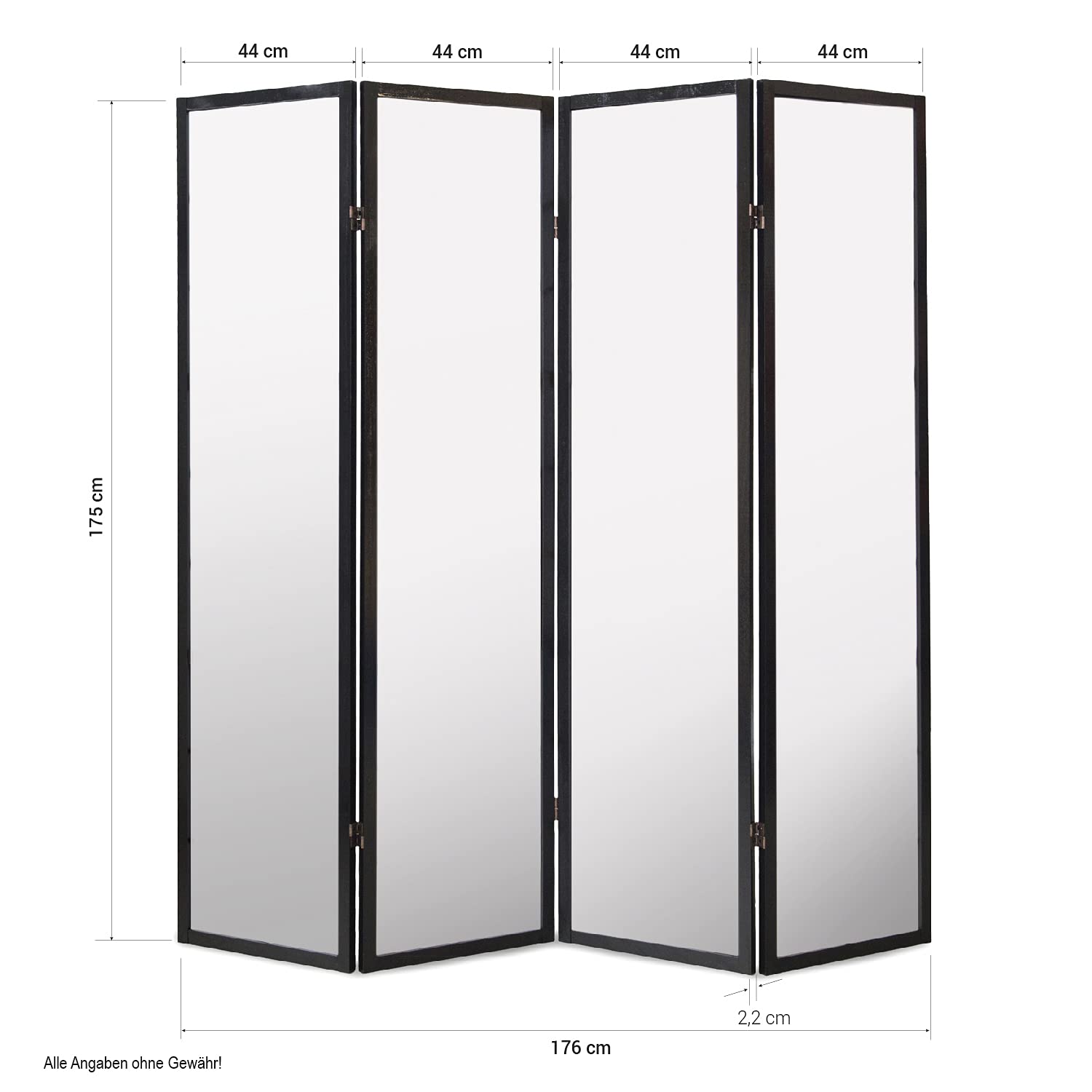 Homestyle4u 4 pan diviseur de pièce écran Pliant - diviseur de Shoji Bois avec du Bambou dans Le Riz Brun Blanc