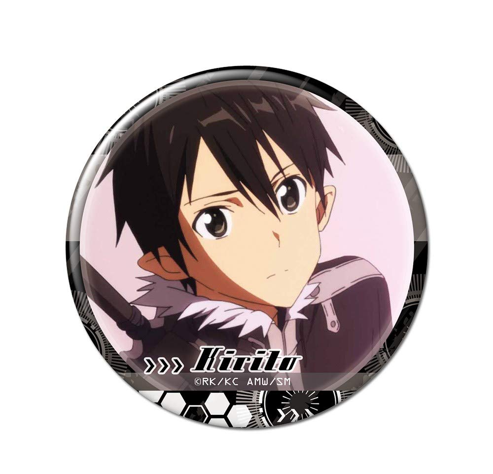 SAO キリト　缶バッジ ソードアート・オンラインabecトレーディング缶バッジ キリト
