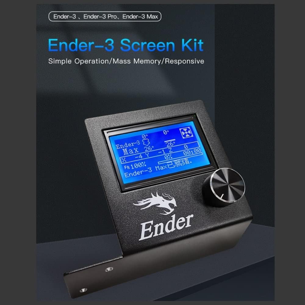 Ender 3 LCD Display mit Flachbandkabel für Creality Ender 3/Ender 3 PRO 3D Drucker