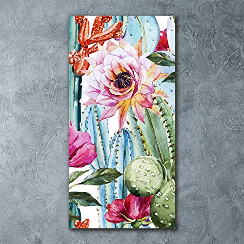 Mural art fleurs en impression sur verre acrylique Tulup - 3