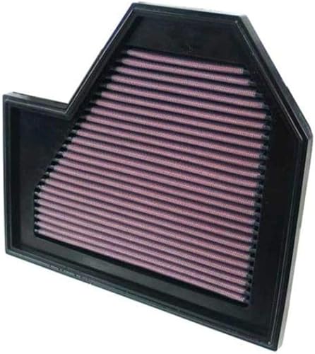 K&N Filtro de aire del motor: Aumenta la potencia y la aceleración, lavable, Premium, Filtro de aire de repuesto para automóvil: compatible con BMW
