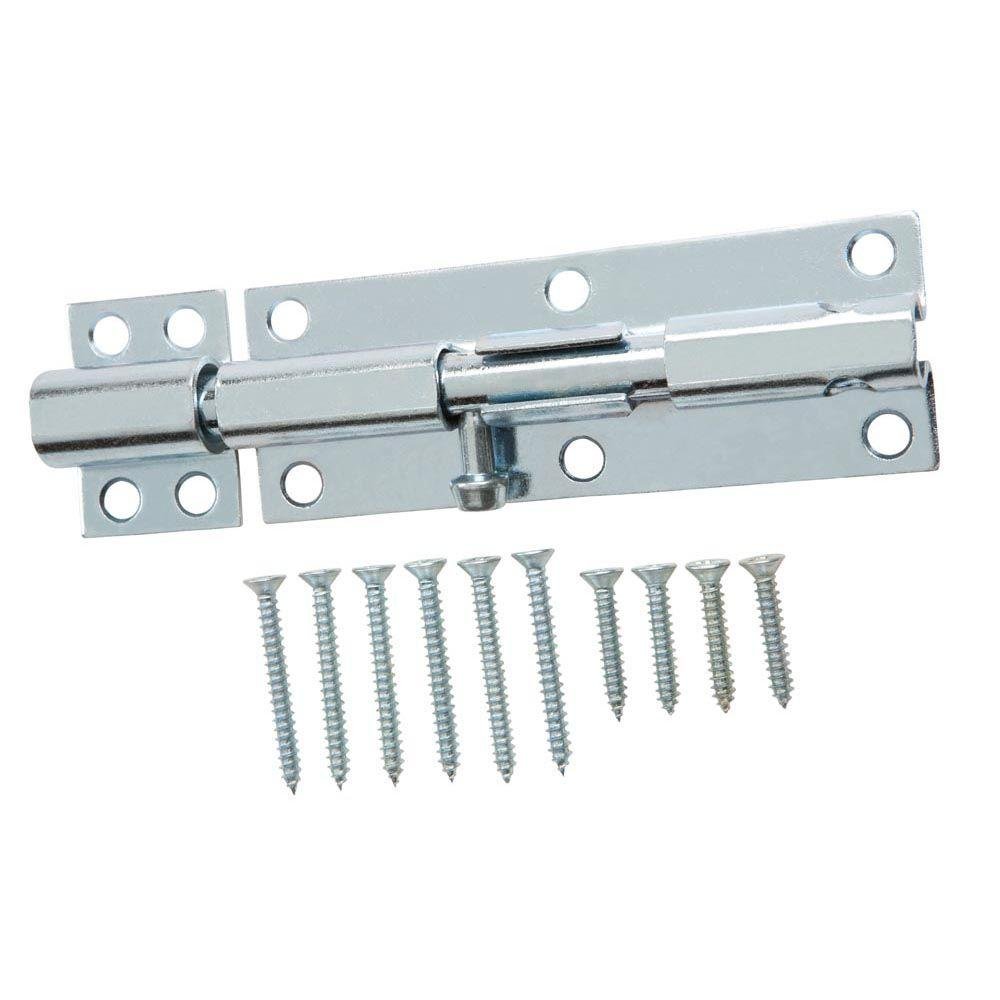 Everbilt6 in. Zinc Plated Heavy Duty Barrel Bolt