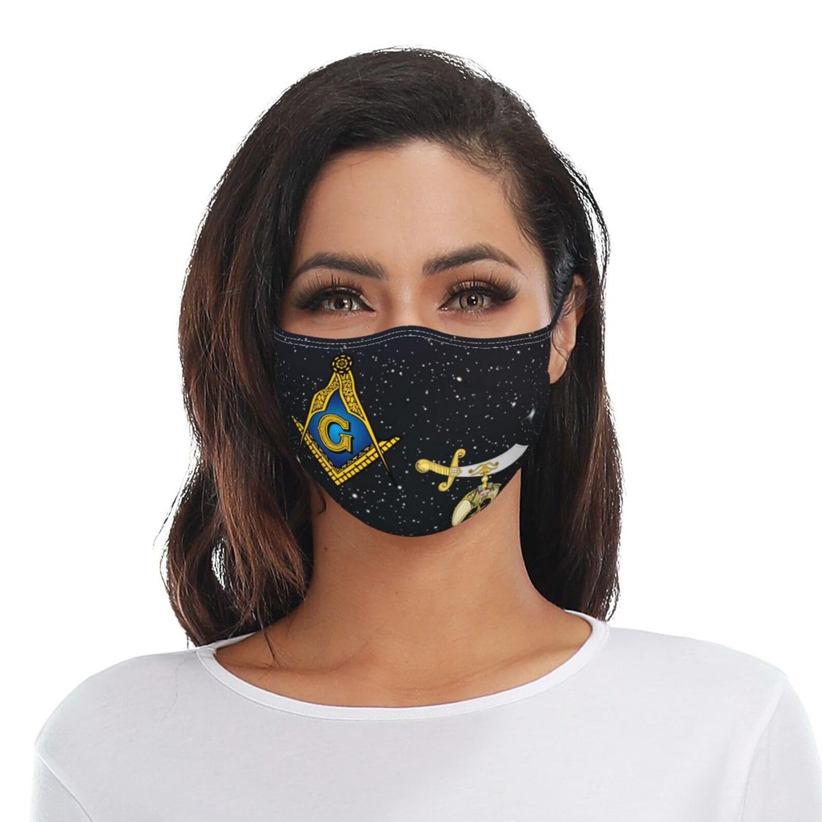 Masonic Shriner Split Adult Dust Mask Adjustable Dust Face with 2 Filter41