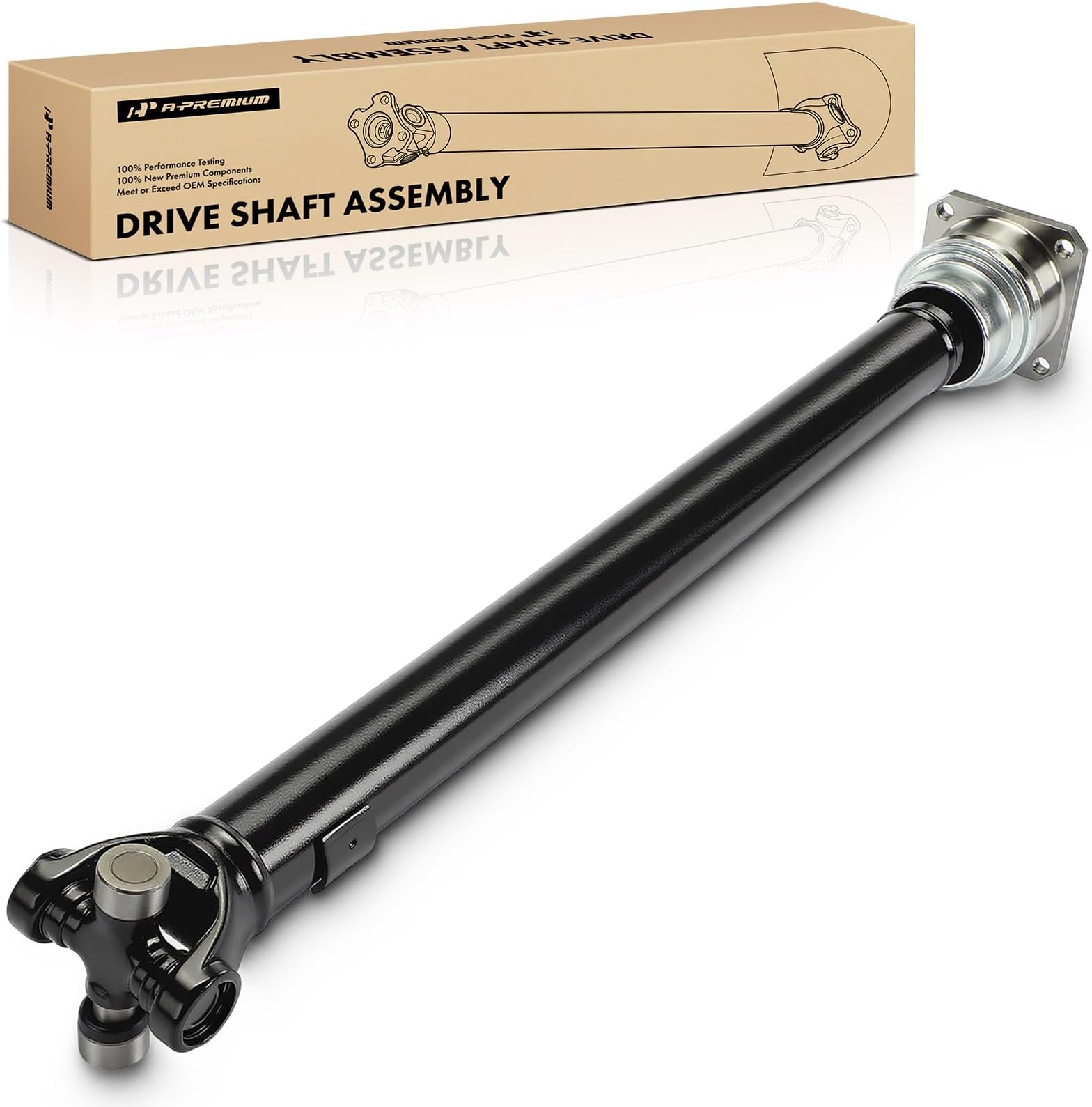 A-Premium Front Drive Shaft Prop Propeller Shaft Driveshaft Assembly Compatible with Hummer H3 2006-2010 Sport Utility, H3T 2009-2010 Crew Cab Pickup, [4WD], 3.5L 3.7L 5.3L, Replace# 10376298 15860584