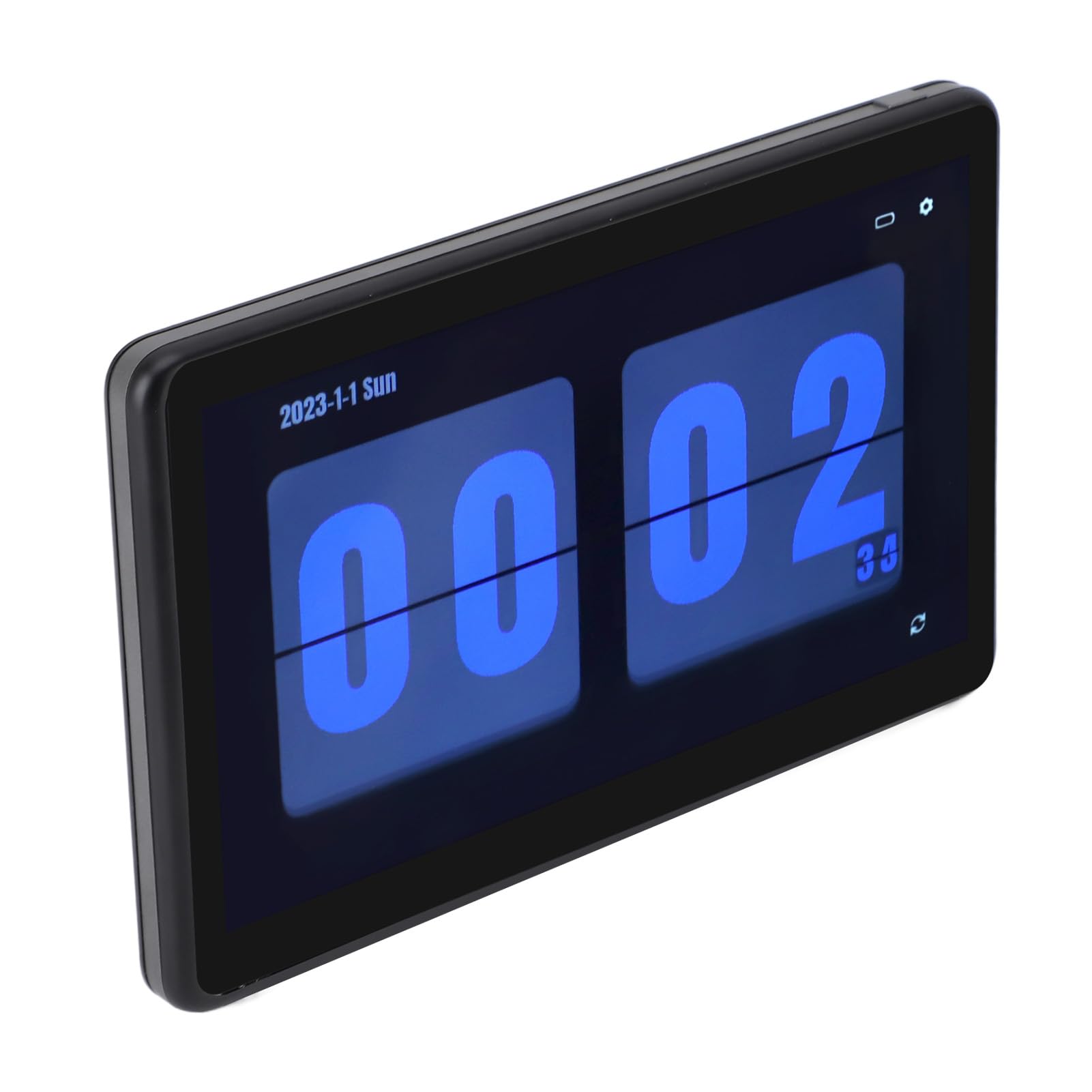 Fafeicy Wireless LCD Digital Flip Clock z domową prognozą Pogody Użyj Wielofunkcyjnego Cyfrowego Zegarka Komputerowego