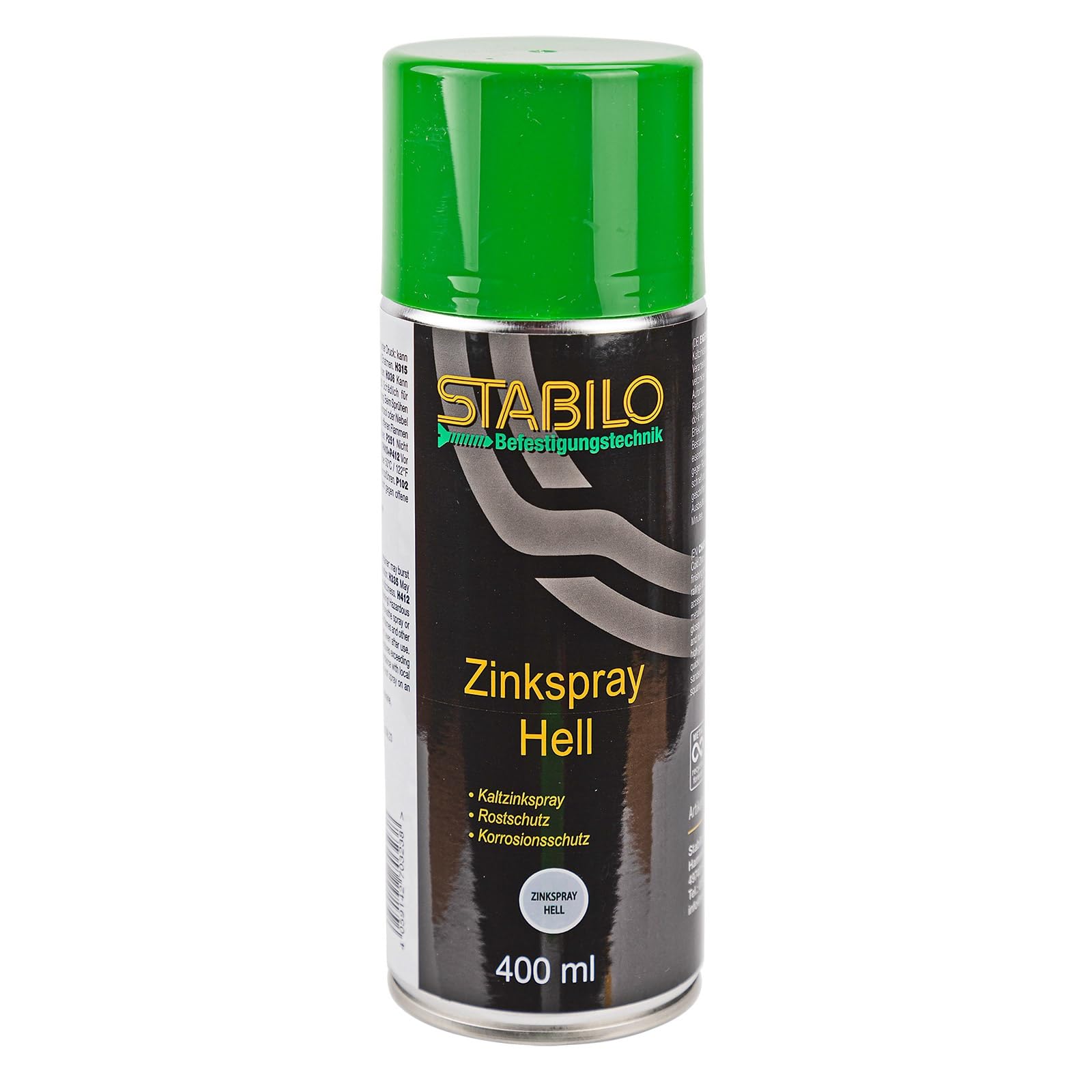 12x Zinkspray hell 400ml | Rostschutz, Korrossionsschutz, Grundierung, Rostschutzfarbe – hervorragendes Haftvermögen & hohe Abriebfestigkeit | 12 Stück