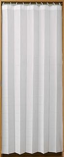 マルチ 3way アコーディオン 間仕切り 省エネ 目隠しカーテン のれん 幅100cm×丈250cm ホワイト