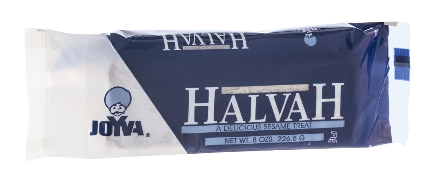 Joyva Halvah Bars, Vanilla, 8Ounce Packages (Pack of 12