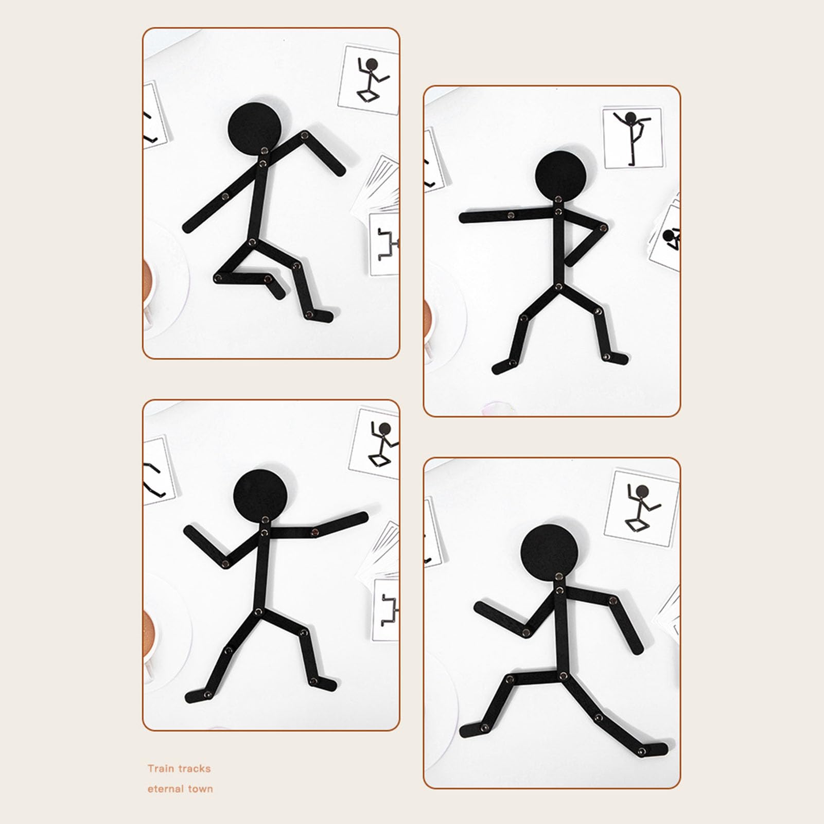 Itonash Wood Stickman Puzzle Toys, Wooden Man Puzzle Toy - Image 4