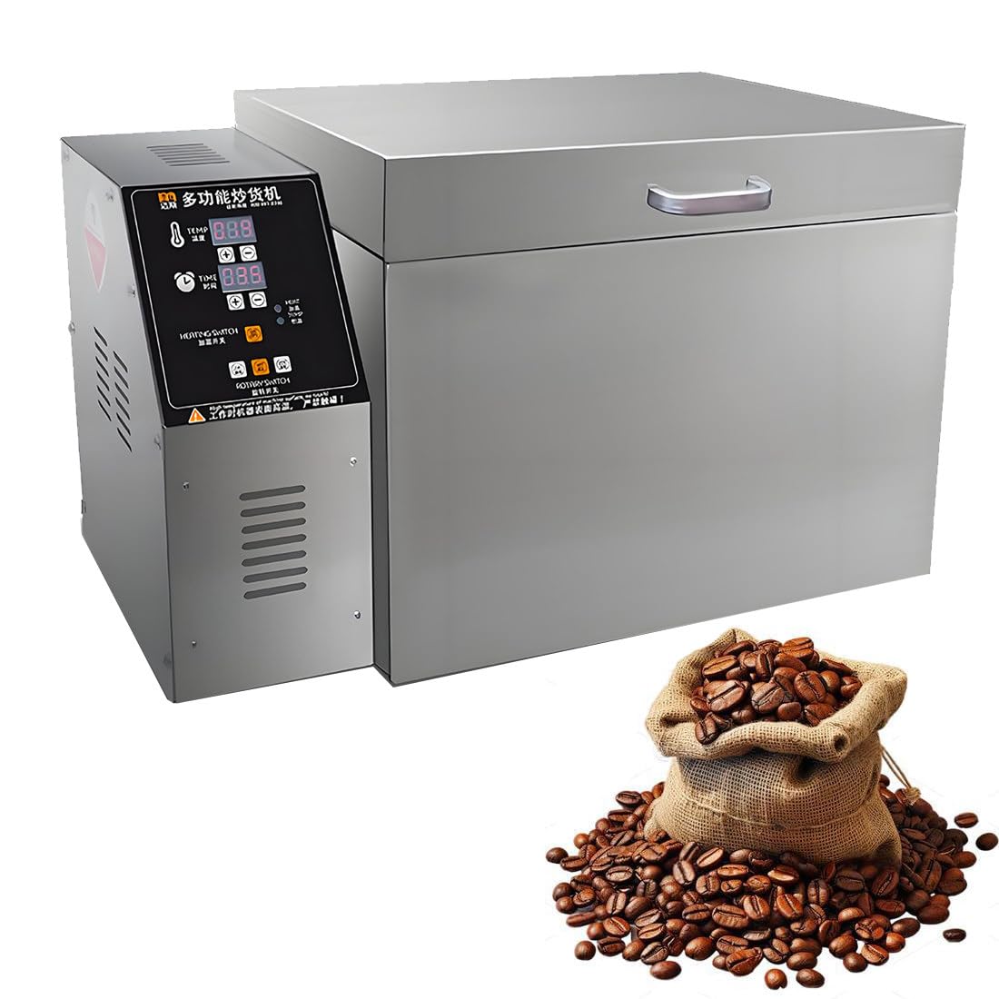 MazmornFly Commercial Coffee Bean Roaster Machine, Coffee Roaster, 2kg/4kg Electric Nut Peanut Cashew Chestnuts Roasting Machine Electric Drum Coffee Roaster Even Baking Type10