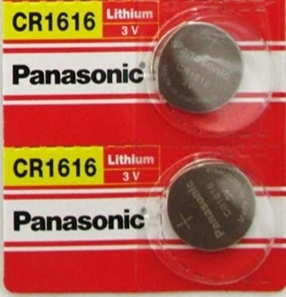 Panasonic CR1616 3V Coin Cell Lithium Battery, Retail Pack