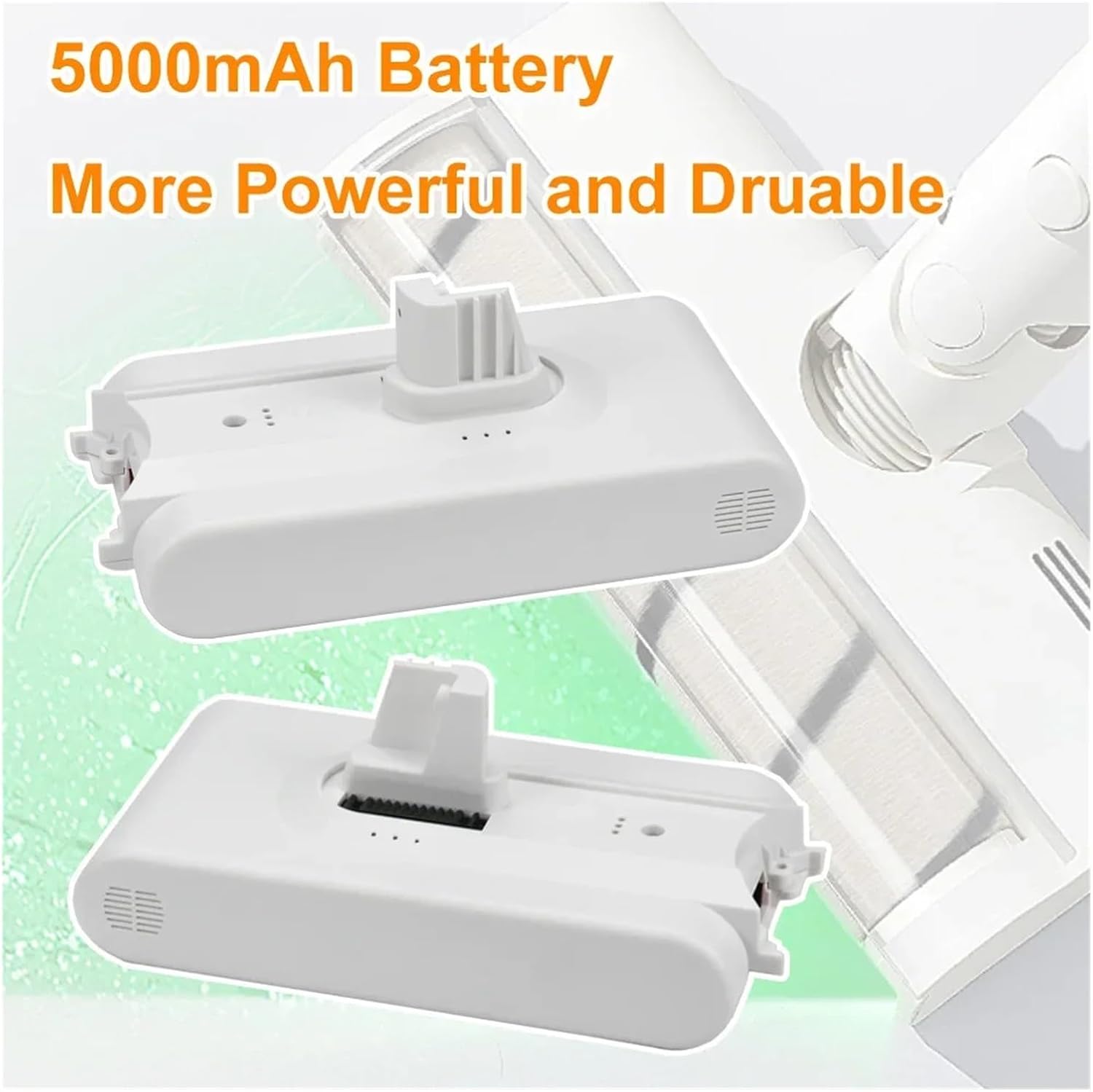 Lithium Battery,Compatible For Dreame,V8 V9 V10 V9P V9B Vacuum Cleaner Battery 25.2V 5000mAh VVN3 VVN4 Cordless Dust Catcher Replacement Batteries