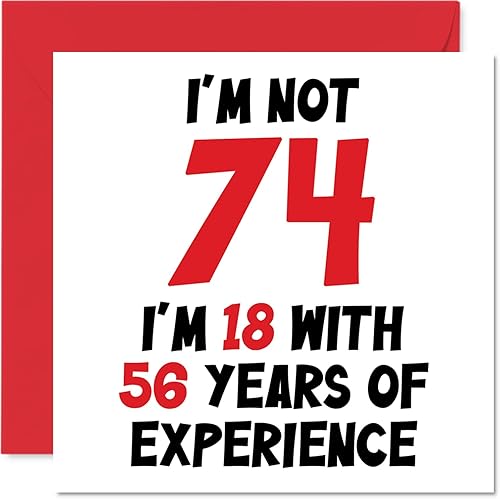 Vista 218 de Tarjeta de cumpleaños número 98 para mujeres y hombres – Not 98 I'm 18 With 80 Years Experience – Divertida tarjeta de cumpleaños noventa y ocho
