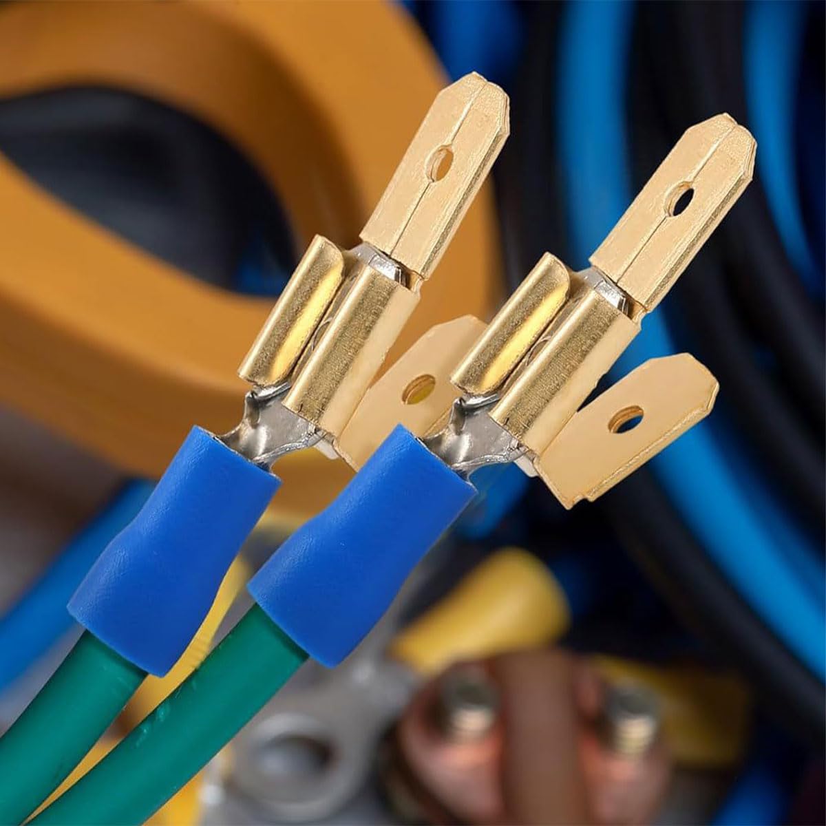 Adattatore Elettrico Doppio Maschio Femmina da 25 Pezzi Adattatore Elettrico Doppio Maschio Femmina a 3 Vie