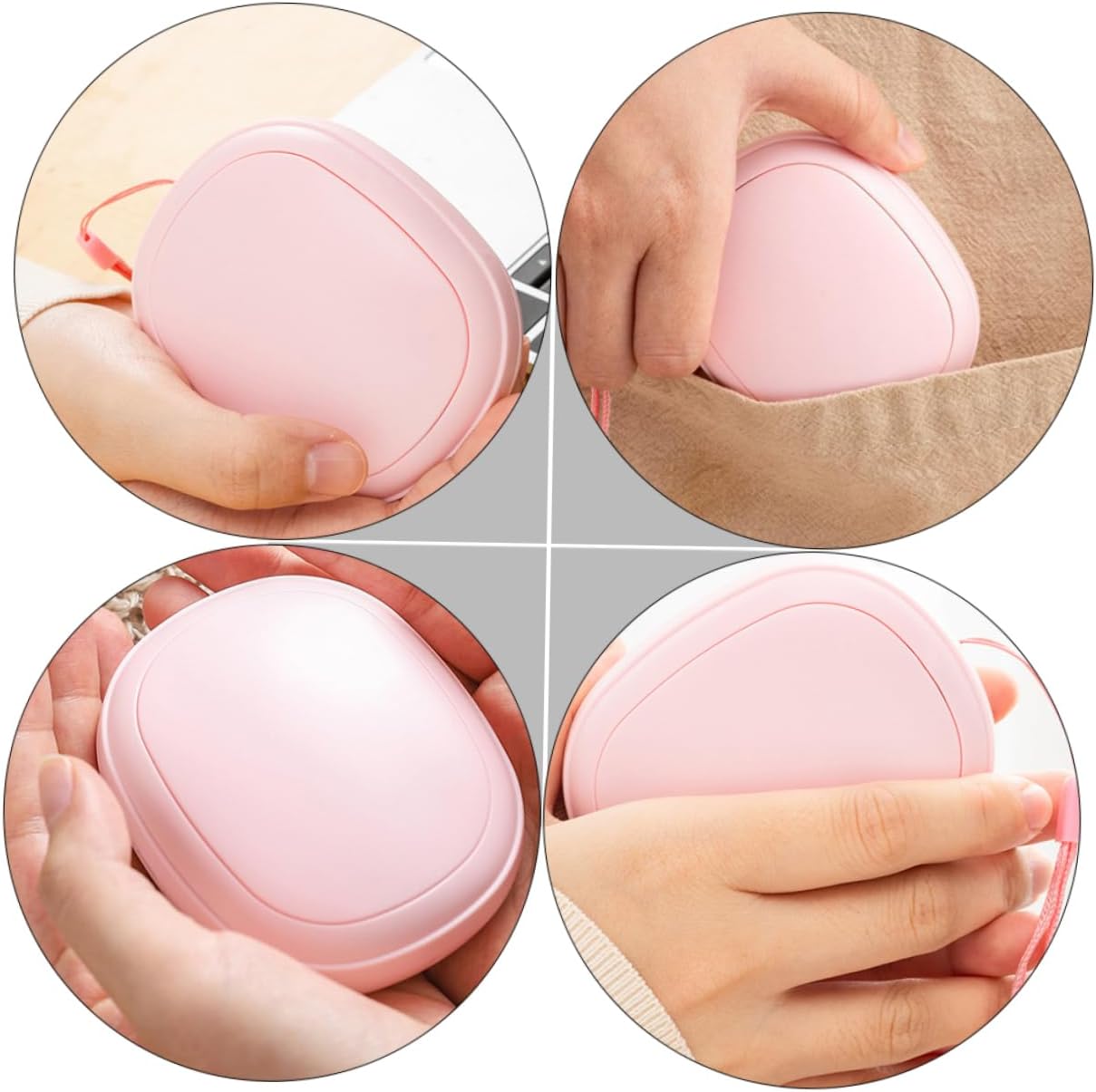 JOINPAYA Rechargeable USB Hand Warmer Mini Electric Heating Device with Lanyard Portable Winter Hand Heater f - Image 8