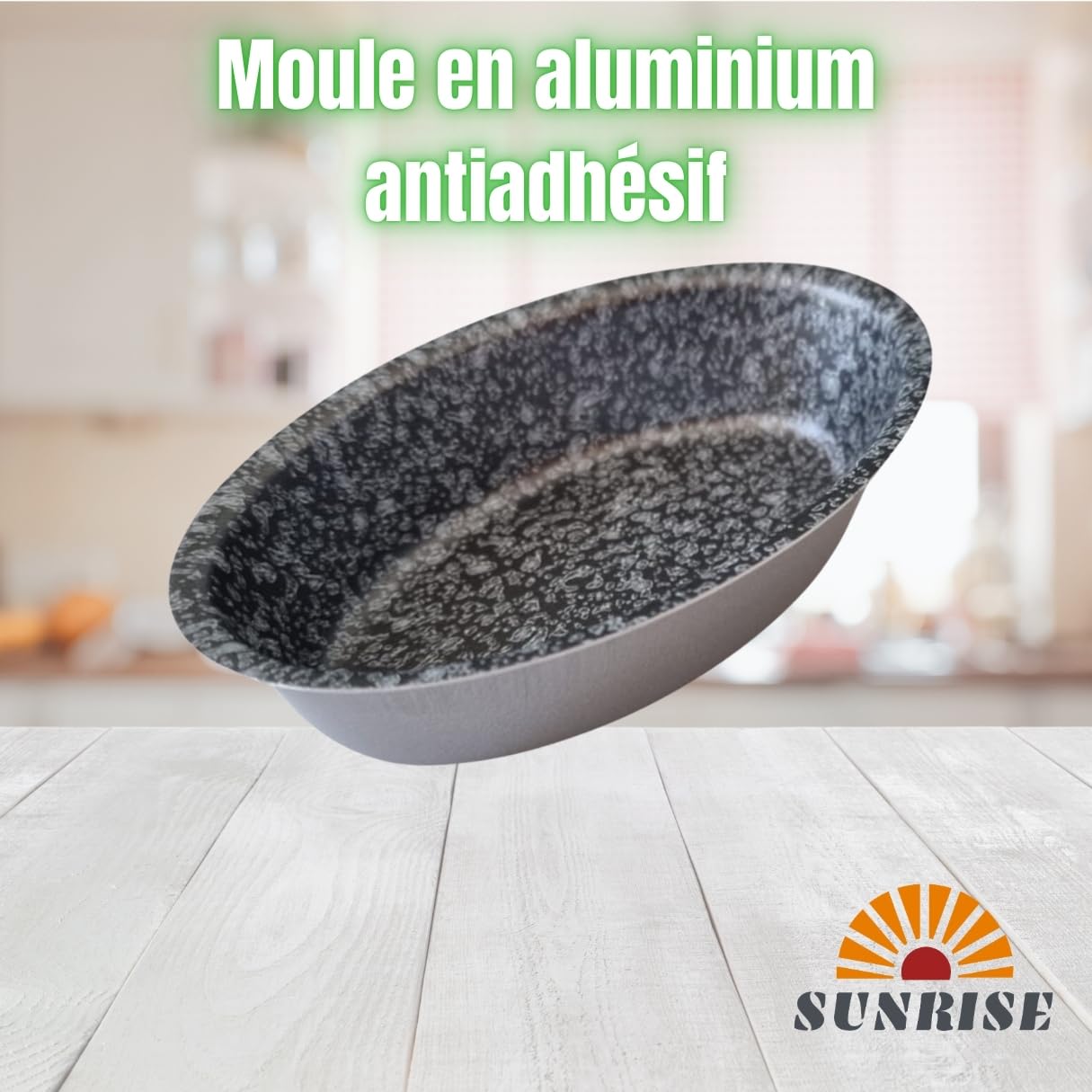 Sunrise Lot de 24 moules pour pasticciotti Leccesi, emporte-pièces en aluminium antiadhésif, moules ovales, fabriqués en Italie, 10,5 x 7 cm, pour four et friteuse à air (24)