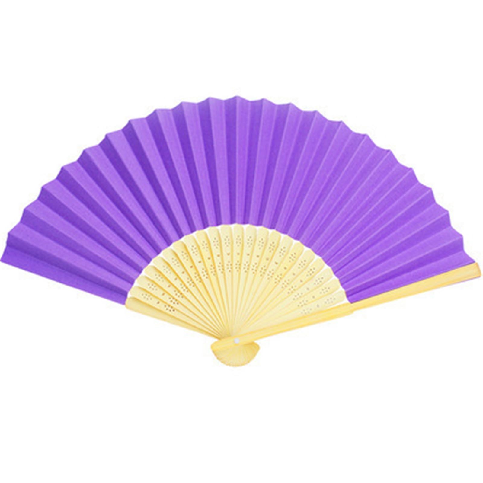 ENSDIEPLS Paper Wood Folding Fan