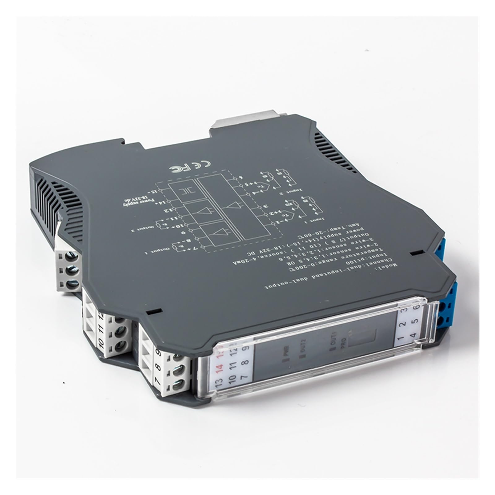 Transmetteur PT100 sortie 0-10V convertisseur de signal thermique