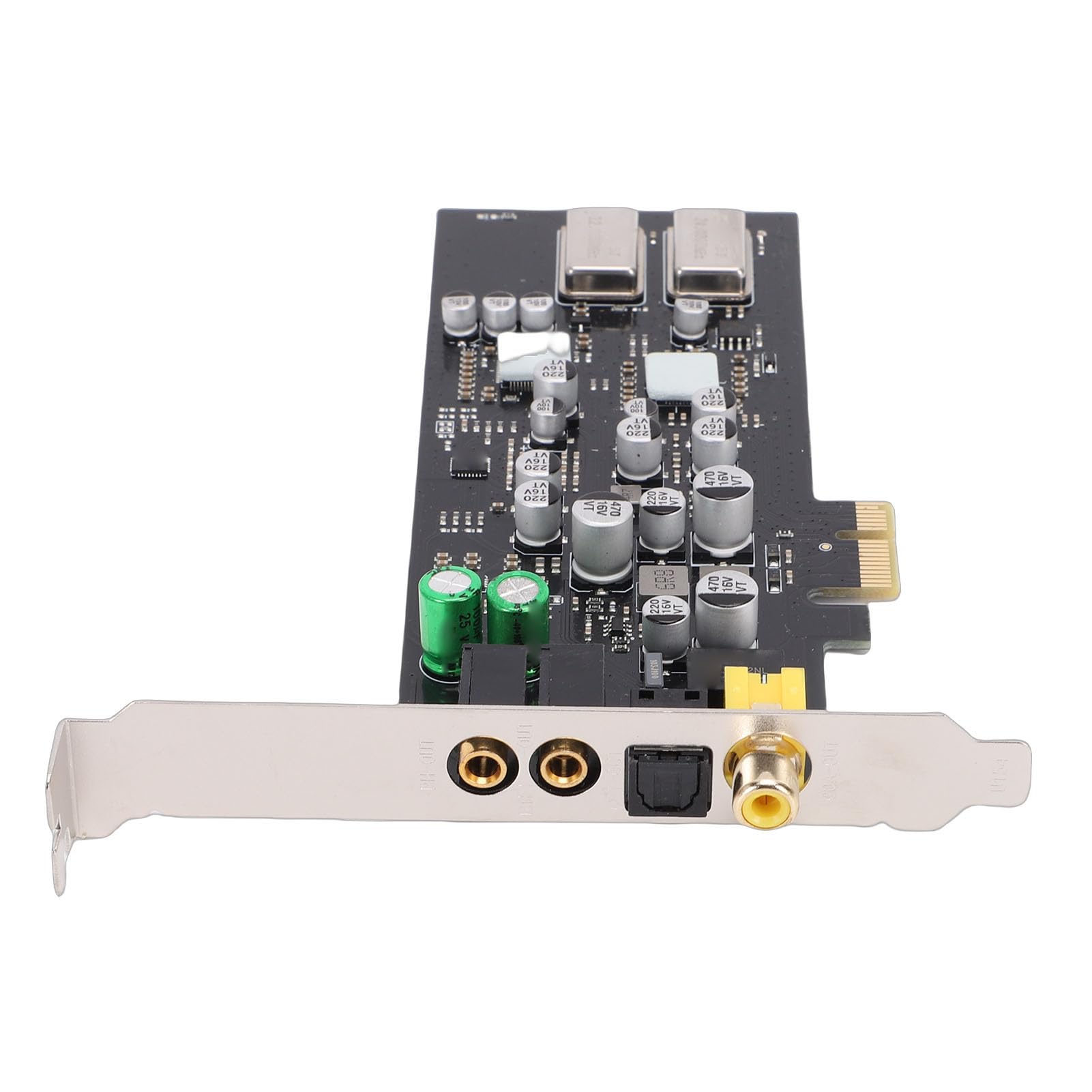 Annadue Karta Dźwiękowa PCIE, Profesjonalny Dźwięk HiFi z Dwoma Przetwornikami DAC i ES9018K2M, Obsługuje Optyczne, Koncentryczne Wyjście Cyfrowe