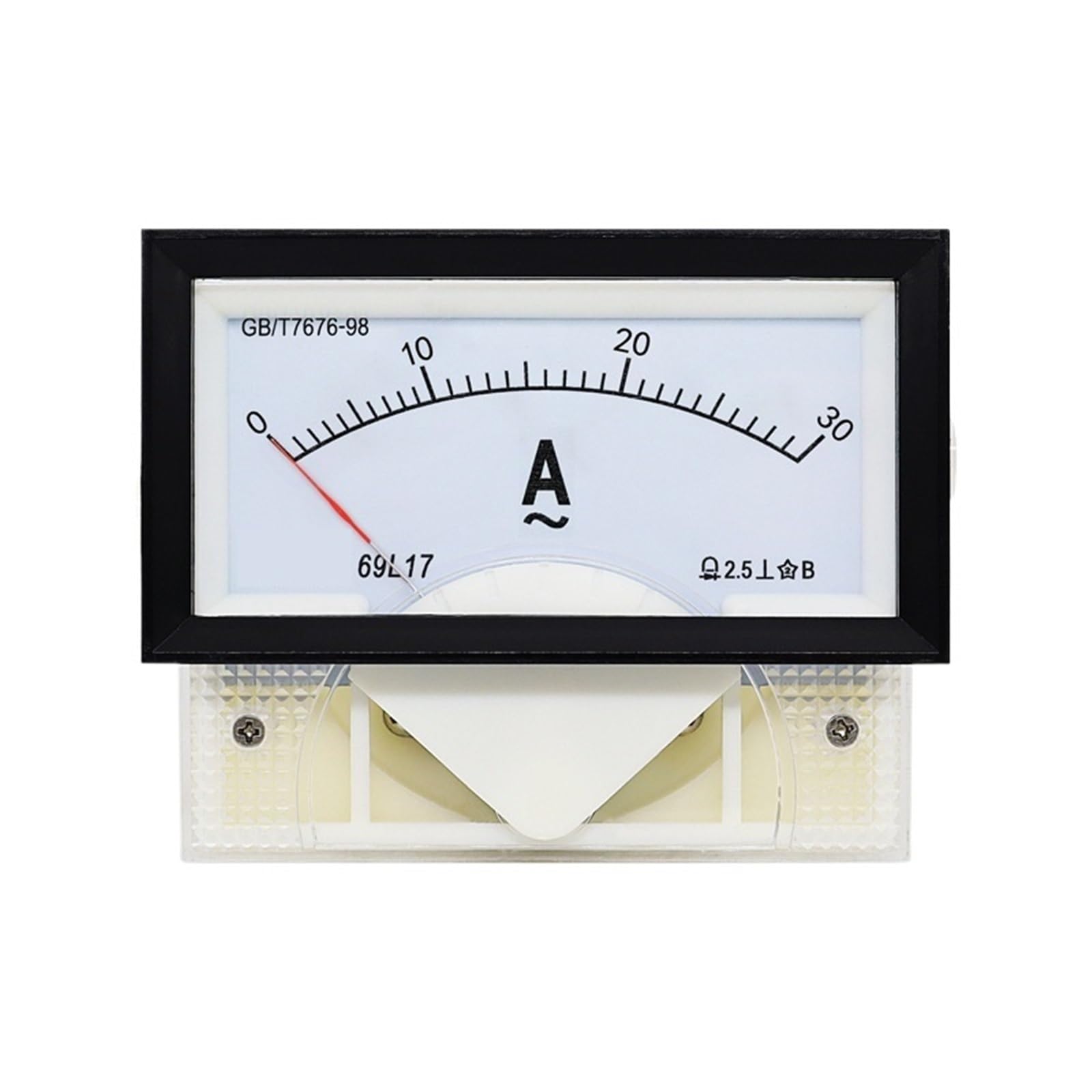 Amperímetro de CA 69L17 1A 2A 3A 5A 10A 15A 20A 30A 50A 100A 200A 250A 300A 400A 500A 600A Medidor de puntero de amperímetro analógico