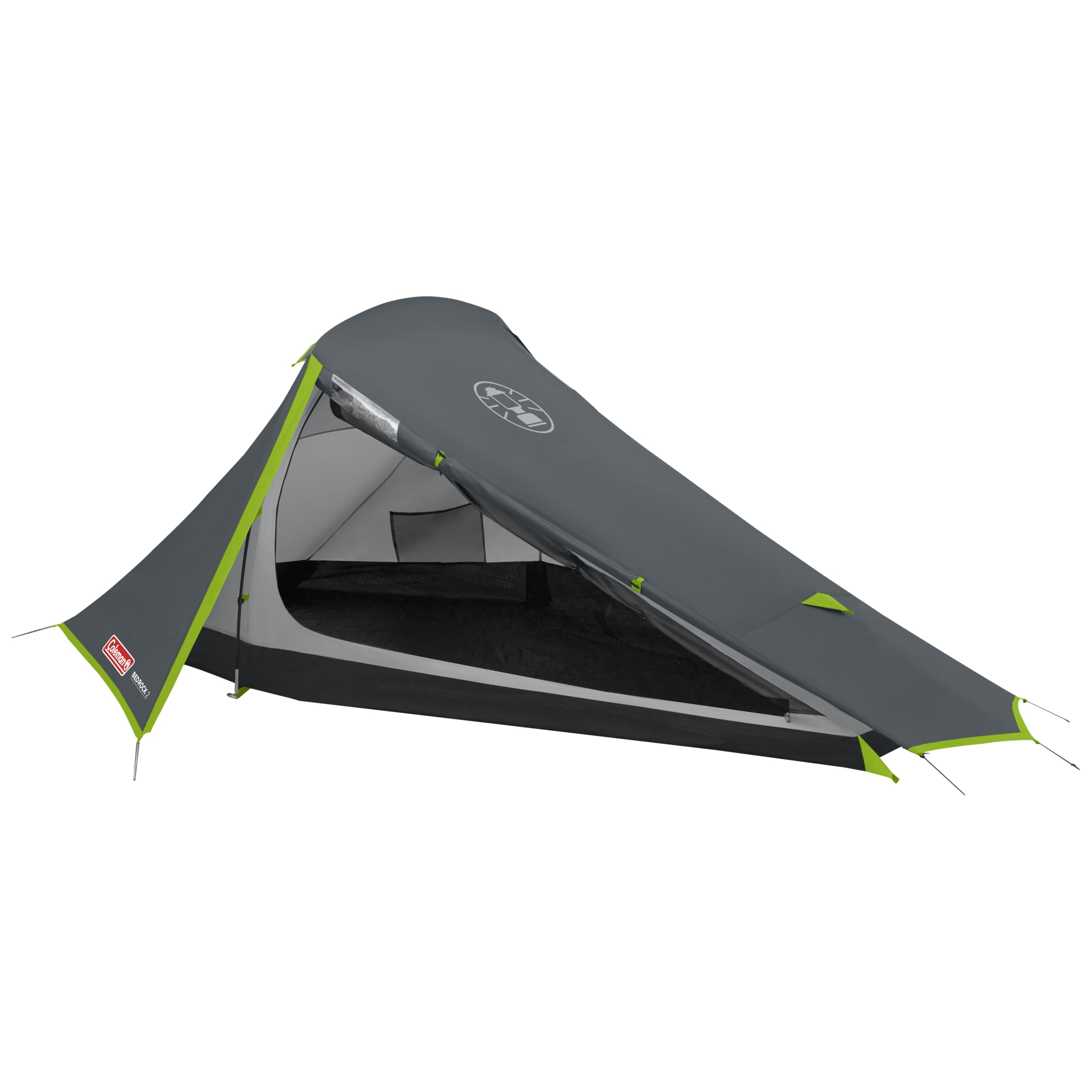 Coleman Bedrock - Tienda de campaña compacta para 2 Personas, una Tienda de campaña Ligera para 2 Personas y Senderismo, 100% Resistente al Agua
