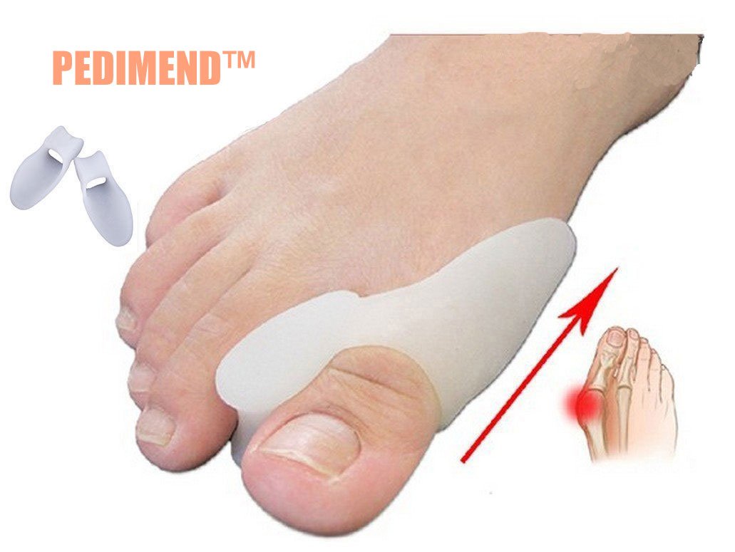 Pedimend 4 paia alluce valgo cuscino Splint | gel Bunion Guard Pads | Big Toe Bunion Protector per scarpe | assorbe pressure & Friction