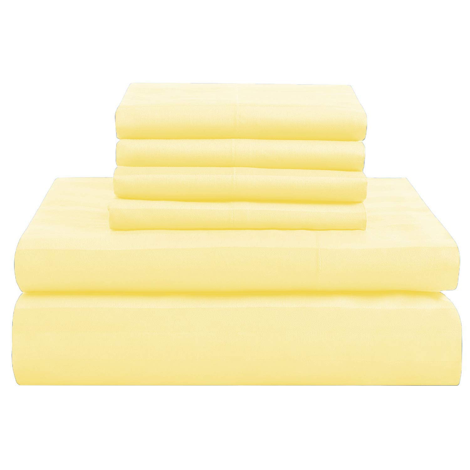 Parure de lit 6 pièces en coton égyptien pour des nuits douces comme à l'hôtel