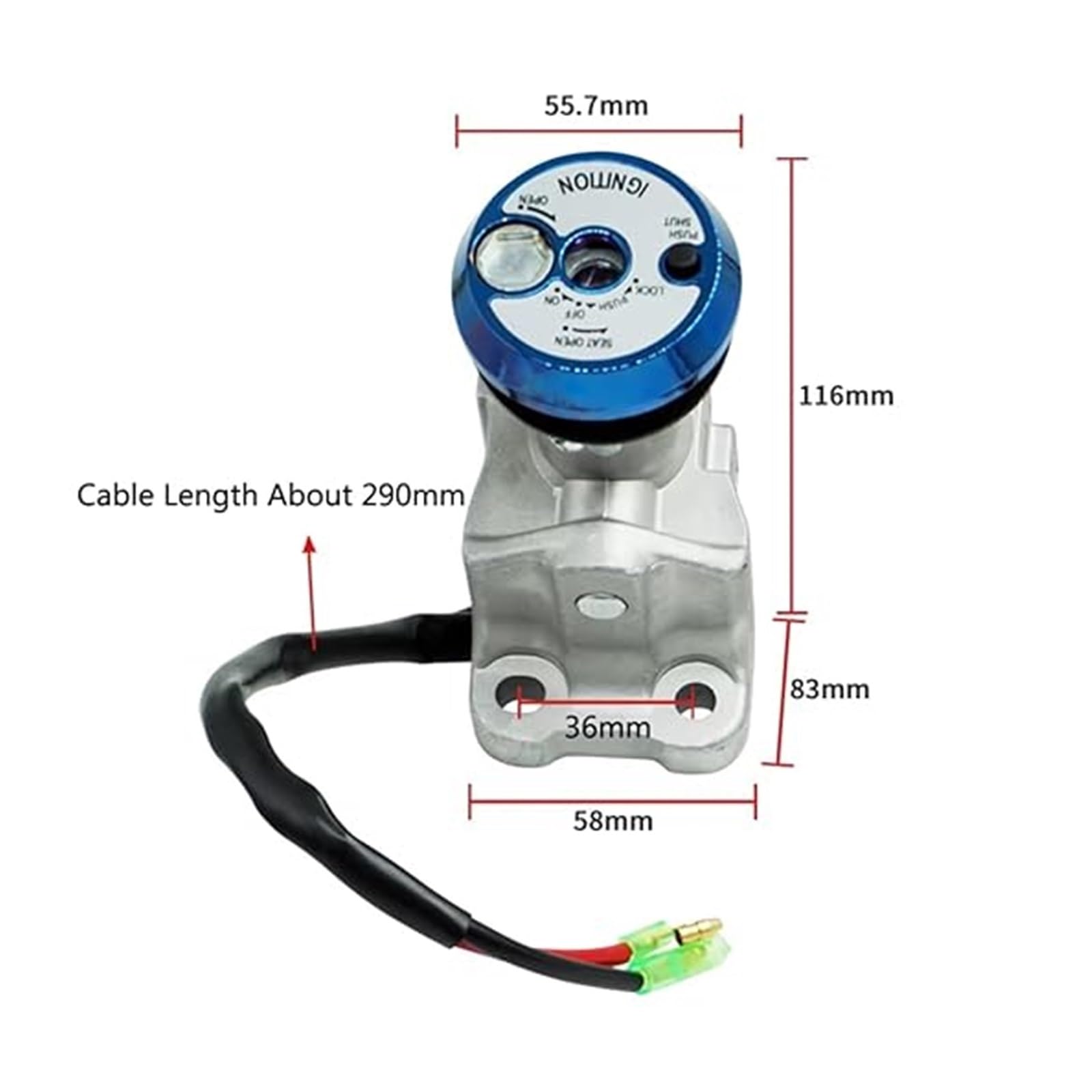 para N-max155 Interruptor Encendido Motocicleta Conjunto Bloqueo Tapa Tanque Llave Bloqueo Tapa Gasolina Gancho Motor Interruptor De Encendido