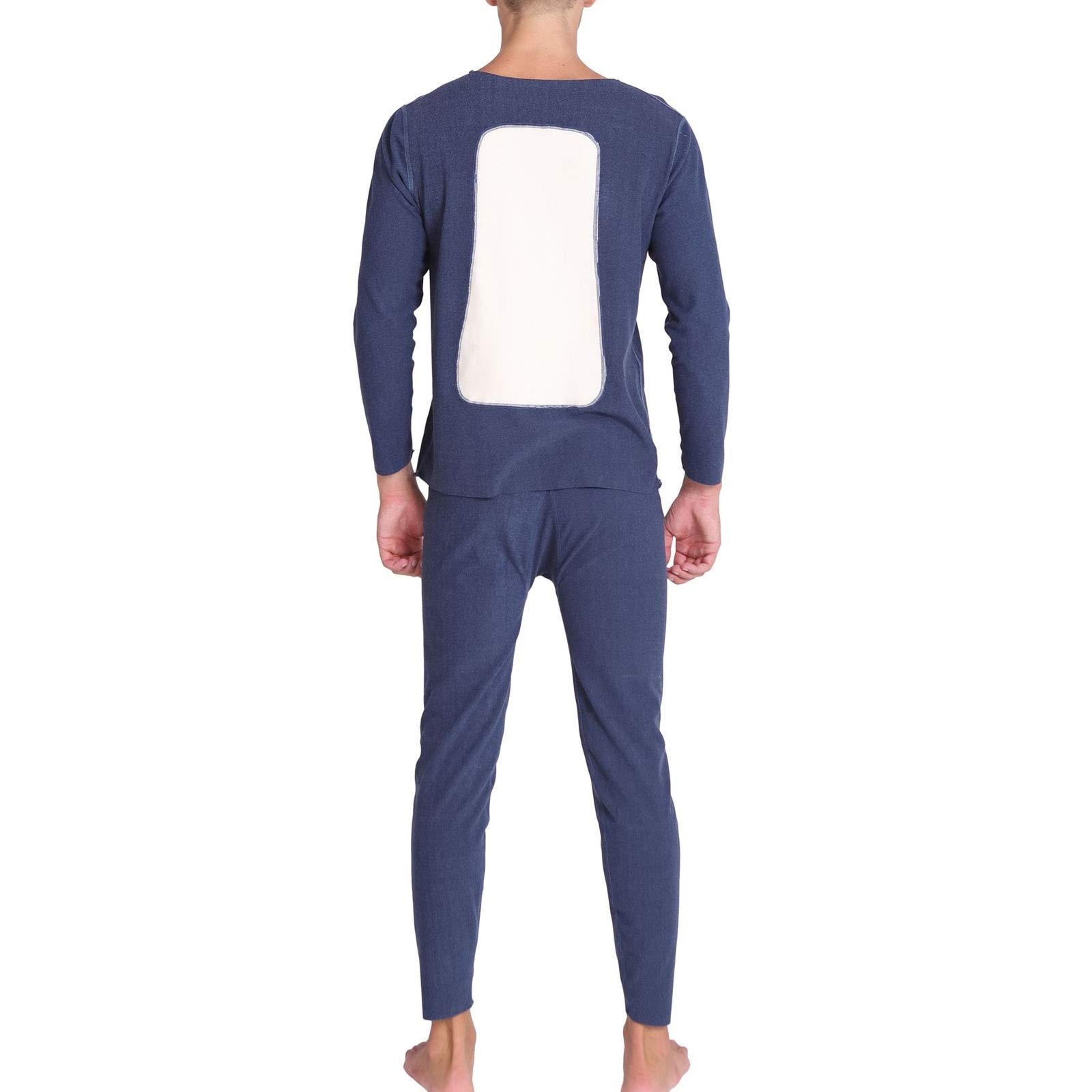 G&F Zestaw bielizny termicznej dla mężczyzn, ciepłe topy i dno, oddychające, na zimę, duży rozmiar, 3XL-8XL