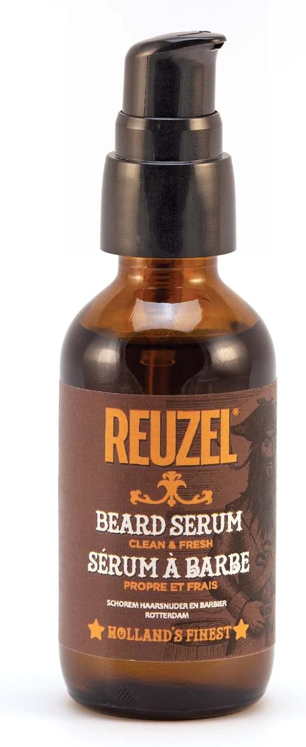 Clean and Fresh Beard Serum by Reuzel for Men – 2 oz Beard Serum