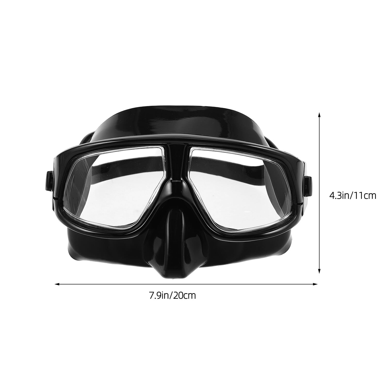 Máscara de Buceo Snorkel Ajustable para Adultos Gafas de Buceo Profesional Volumen con Amplia Visión para Natación y Snorkeling
