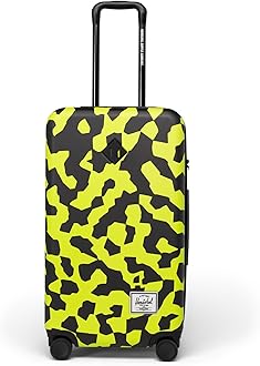 Herschel Supply Co. Heritage Hardshell Luggage, Shadow Pixel Lime Punch, Medium-27 inch