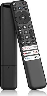 Wanme Control Remoto Universal de Repuesto para TCL Google TV - Compatible con Series QLED 4K, Mini LED, UHD y Modelos Específicos