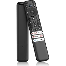 Replacement for TCL Google TV Remote Control, RC813 Compatible with TCL QM8 / QM7 / S5 / S4 / S3 / Q7 / Q6 / Q5 4K UHD HDR LED QLED QD-Mini LED Full-HD Smart TVs No Voice Function