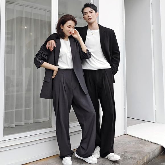 Amazon.co.jp: セットアップ メンズ ゆったり 長袖 カップル