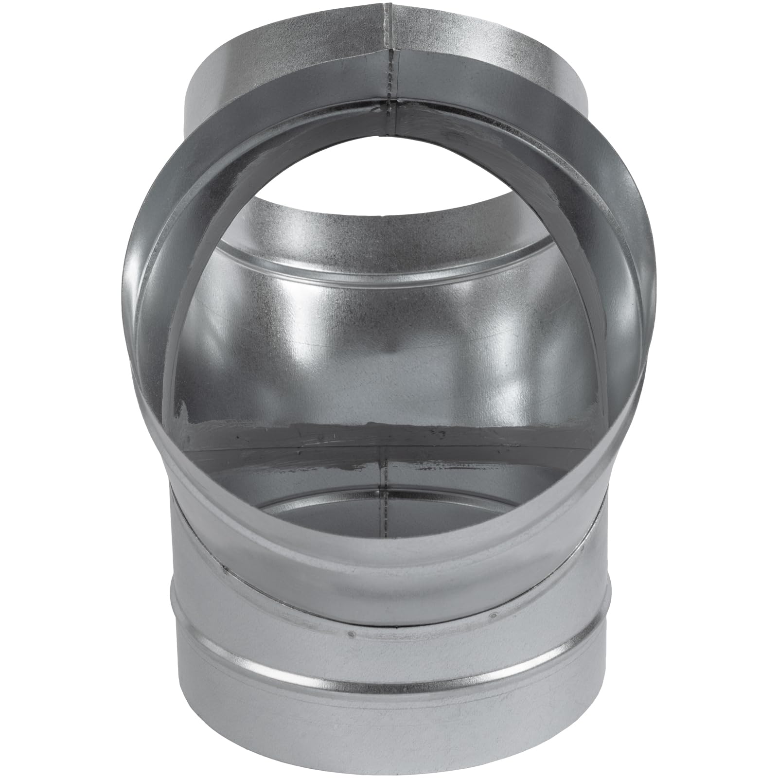Divisor de conducto en forma de Y de 45° de diámetro de 8 x 8 x 8 pulgadas, conector de metal de 3 vías, acero galvanizado, adaptador de conducto, para ventilación de secadora, ventilador de