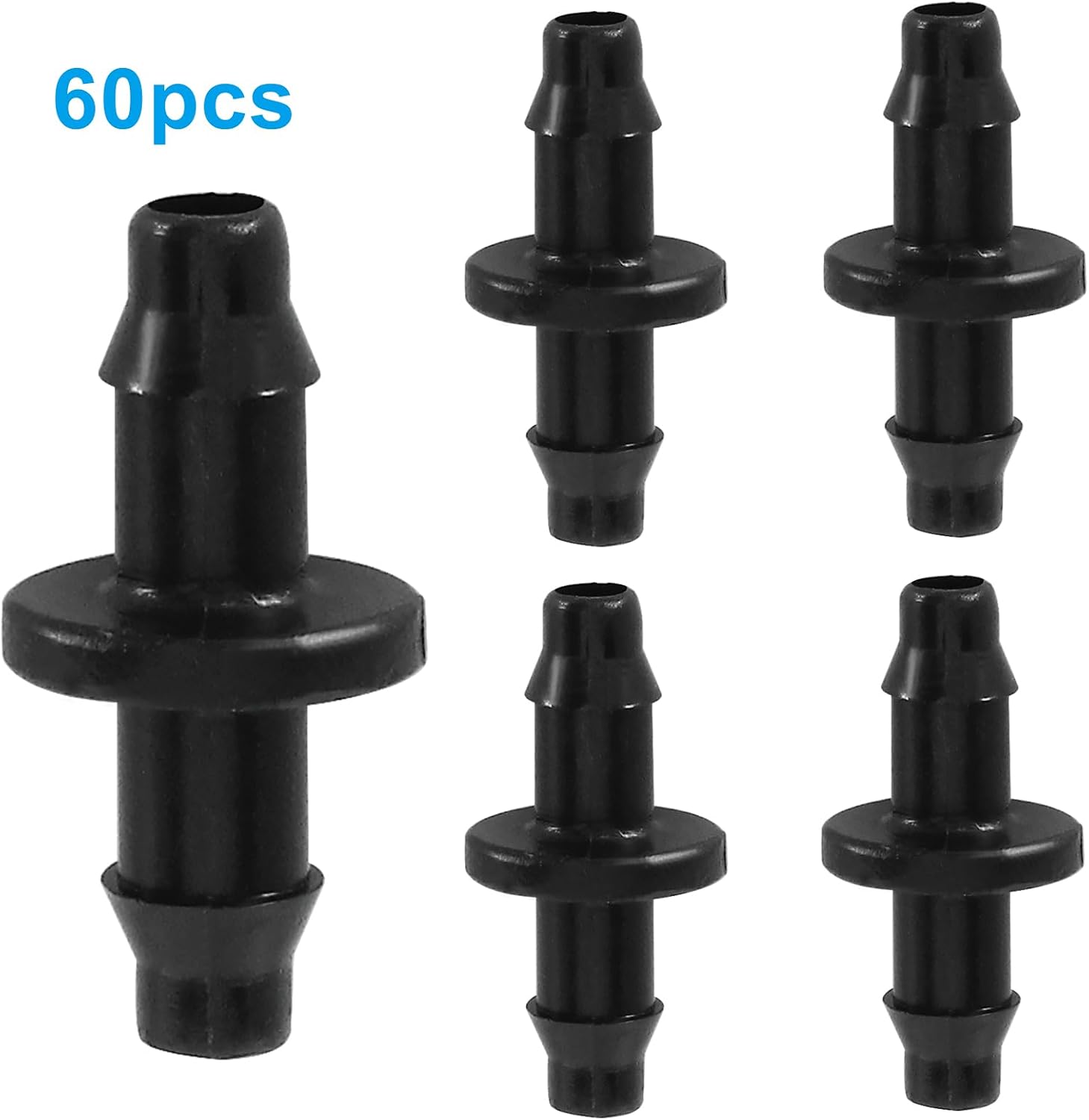 Barbed Coupling Fittings, 1/4" Drip Tubing, 60 Pieces image 5