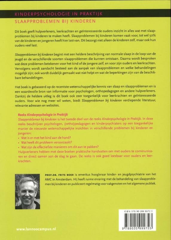 Slaapproblemen bij kinderen (Kinderpsychologie in praktijk, 2)