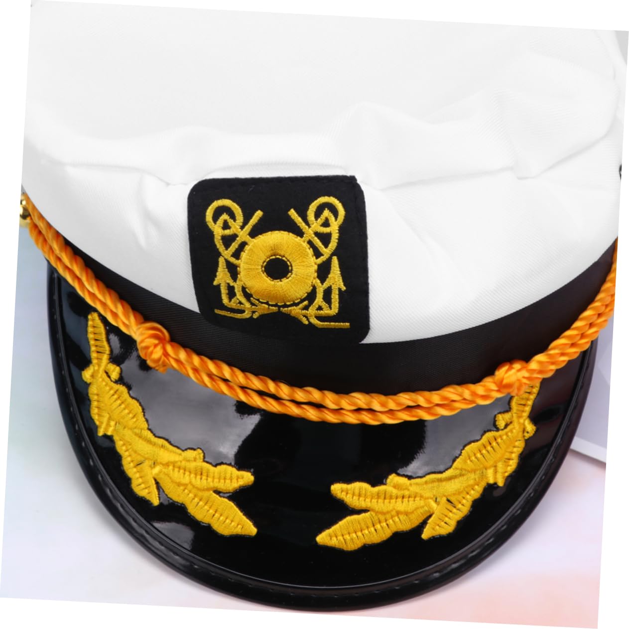 3pezzi Cappello Da Marinaio Unisex Regolabile Per Adulto Accessorio Costume Da Navale Per Feste e Cosplay Per Eventi e Celebrazioni