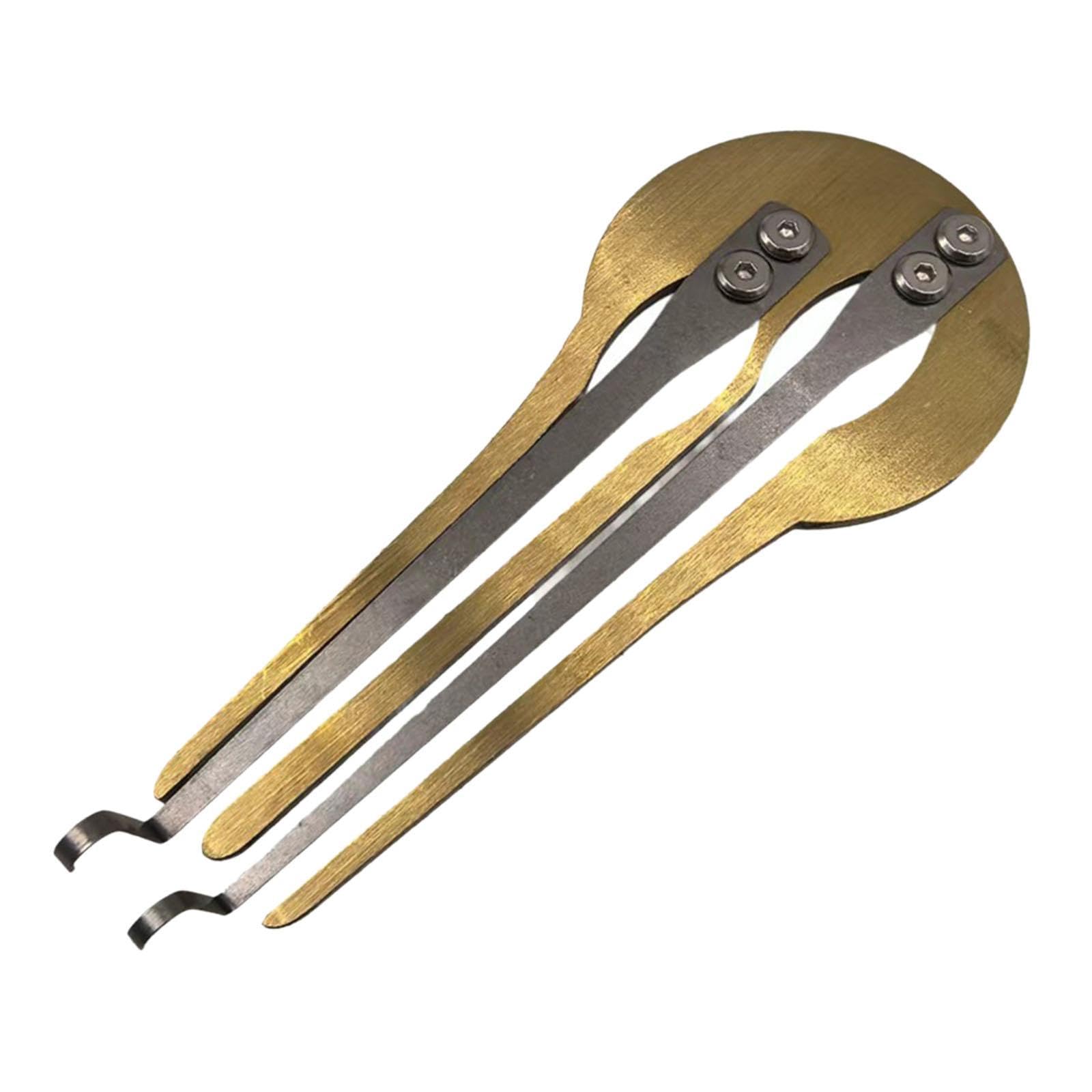MagiDeal Guimbarde Russe, Guimbarde à Mâchoires, Instrument de Musique Vibrant en Métal, Son Magnifique, Instrument de Musique à Bouche Professionnel et Facile à Jouer, Musique Folklorique, or