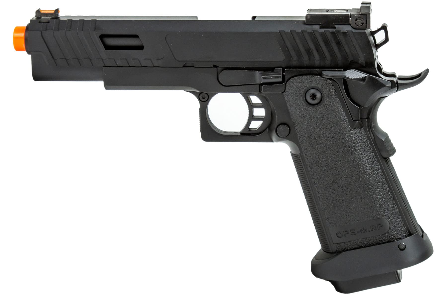 Amazon.com : 340 FPS Golden Ball x Eagle OTS .45 Hi-Capa Gas