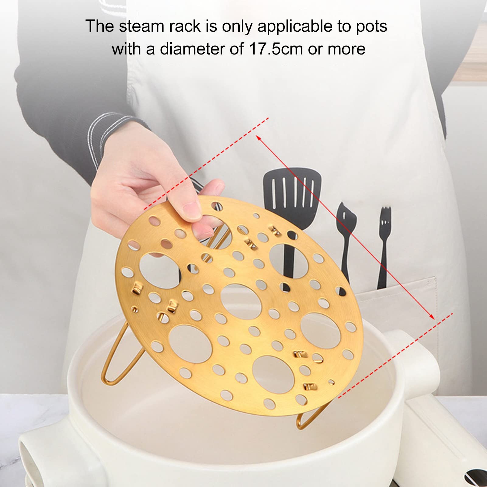 Edelstahl Dampfgarer 28cm - Vielseitiges Dampfeinsatz Für Töpfe & Pfannen